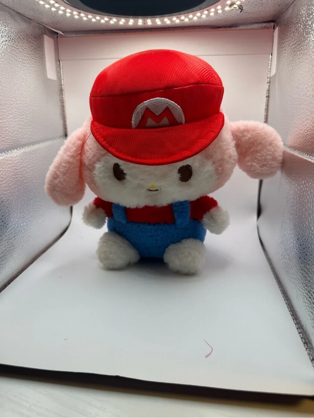 Sanrio My Melody Plush in Pink, Red & Blue